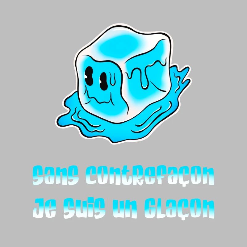 Ohne Fälschung bin ich ein Eiswürfel.