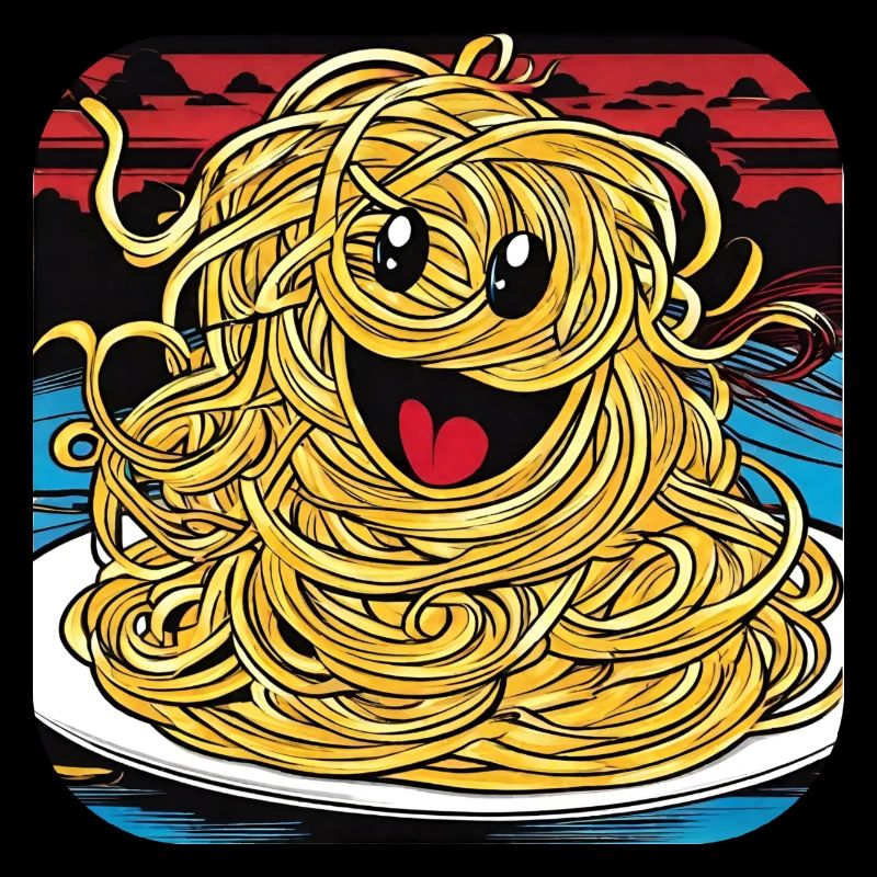 Monstre spaghetti drôle pour Pastafaris