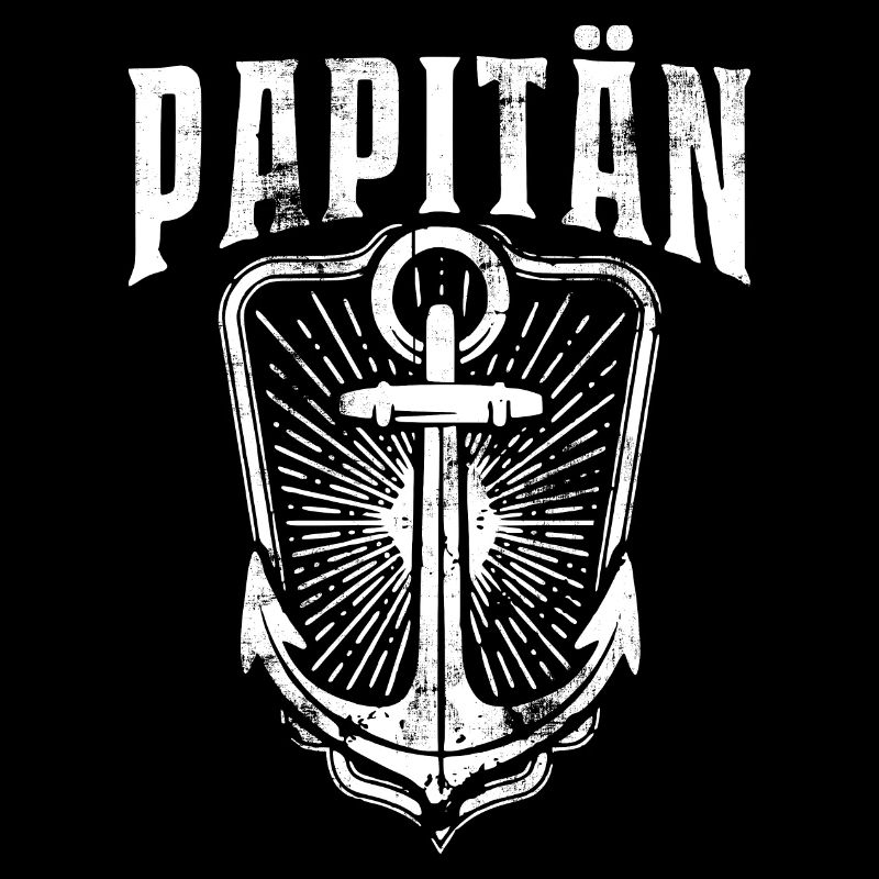 PAPITÄN - Anker - Vater - Papa - Geschenkidee