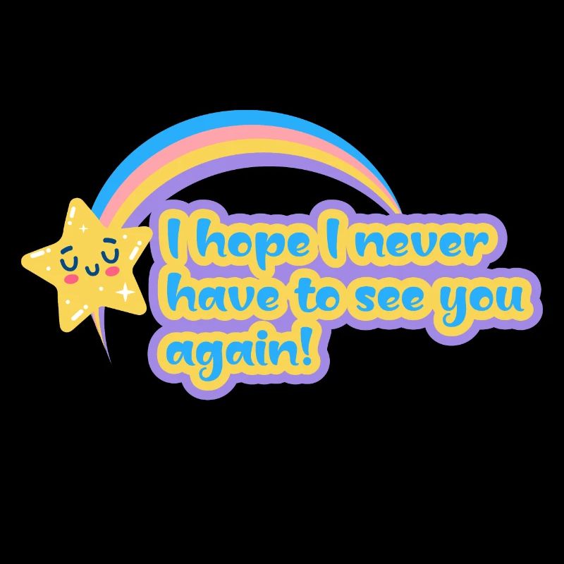 Cheeky Farewell Tee: Bright Goodbye