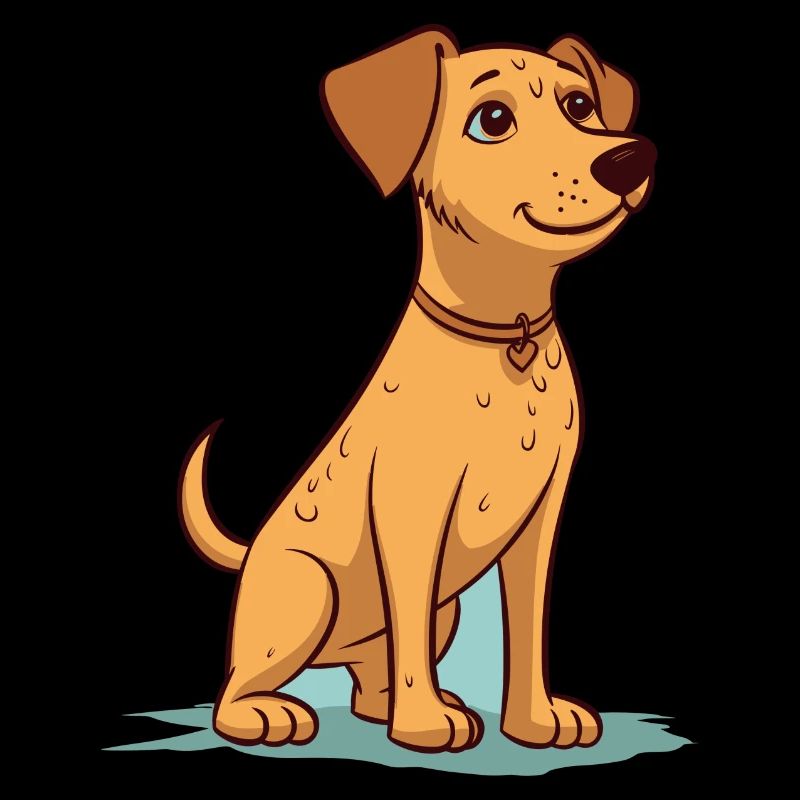 Conception de chien mignon pour les propriétaires de chiens