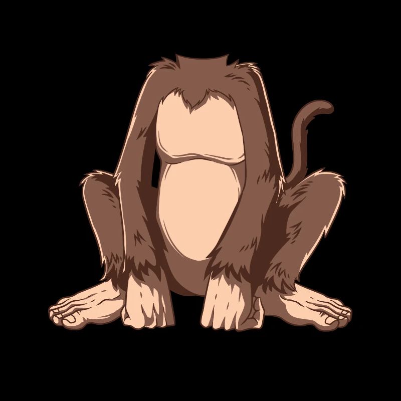 Easy Monkey Costume Monkey Body Headless Monkey Co