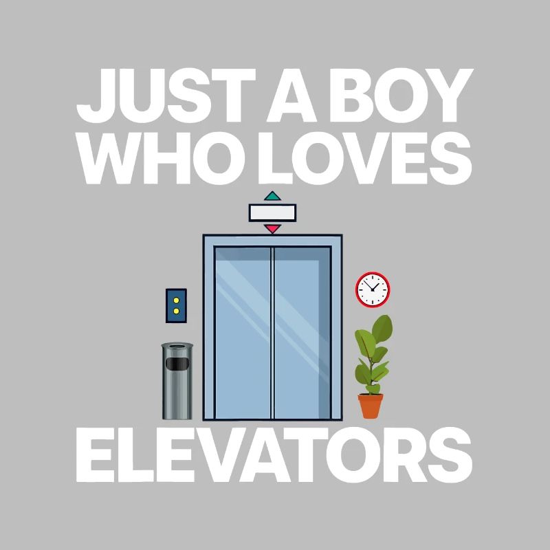 Cool Elevator Art Men Boys Kids Elevator Mechanic