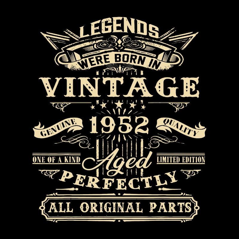 70th Birthday Gift For Legends Born 1952 70 Yrs Ol