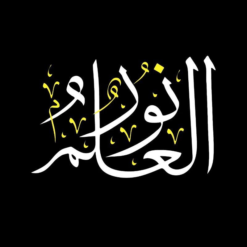 Arabic Calligraphy Art - Knowledge is Light - Arab