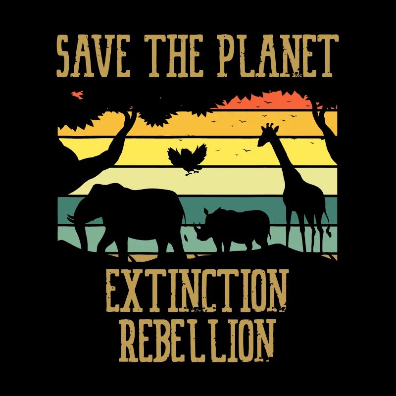 Save The Planet Extinction Rebellion Tag der Erde