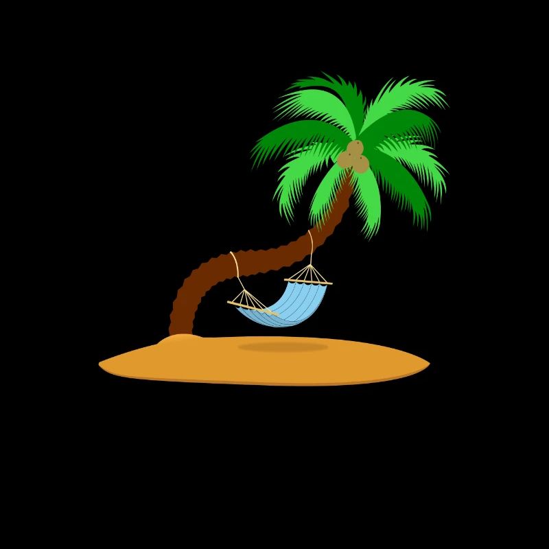 Please take me to the palm tree, desert island