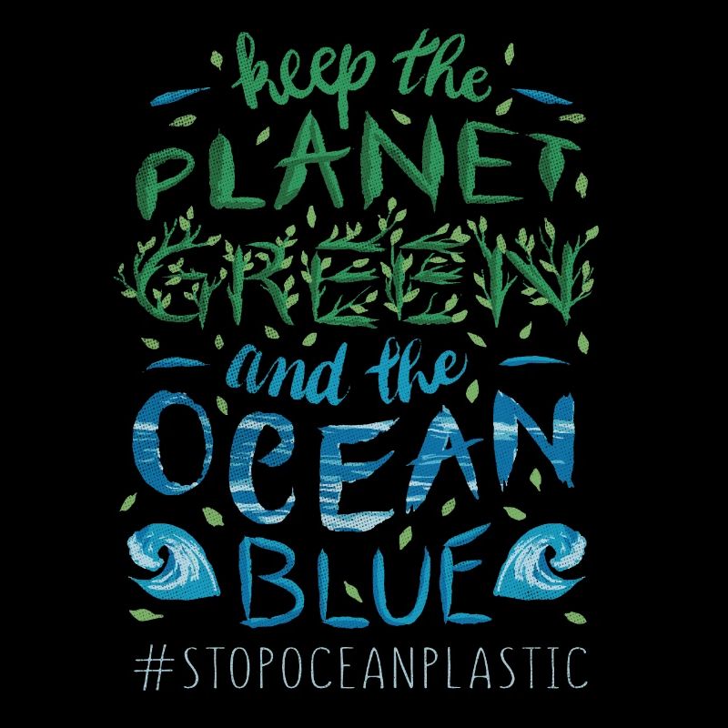 Keep Planet Protect Save Stop Journée des océans en plastique