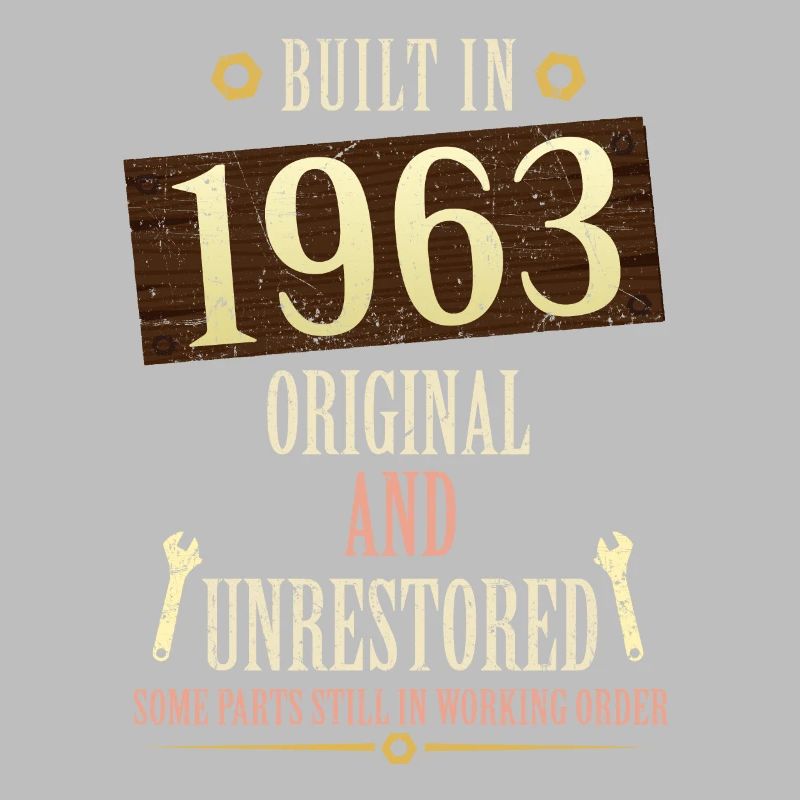 Construit dans l’original de 1963 et non restauré