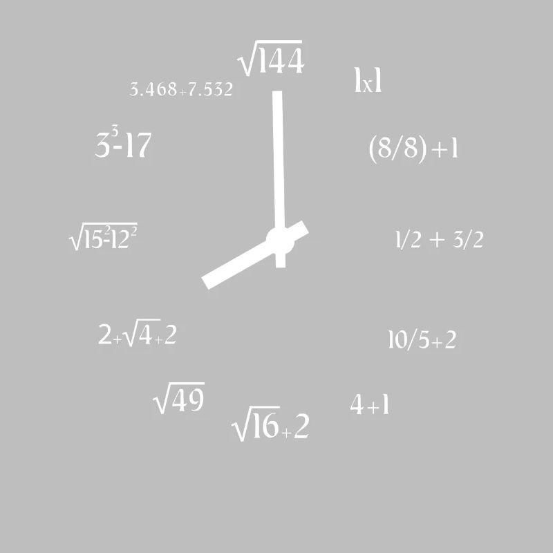 Math Meme Math Formula Equation Joke Math Clock
