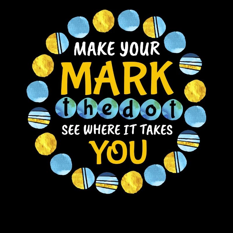 Make Mark Colorful Pattern International Dot Day