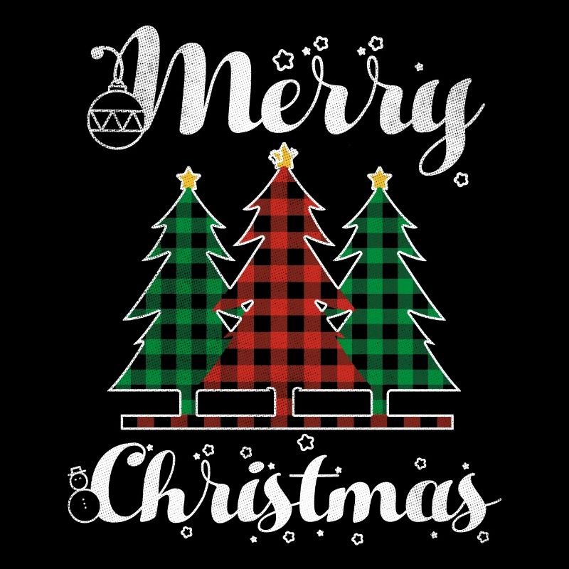Christmas Elements Merry December Plaid Christmas