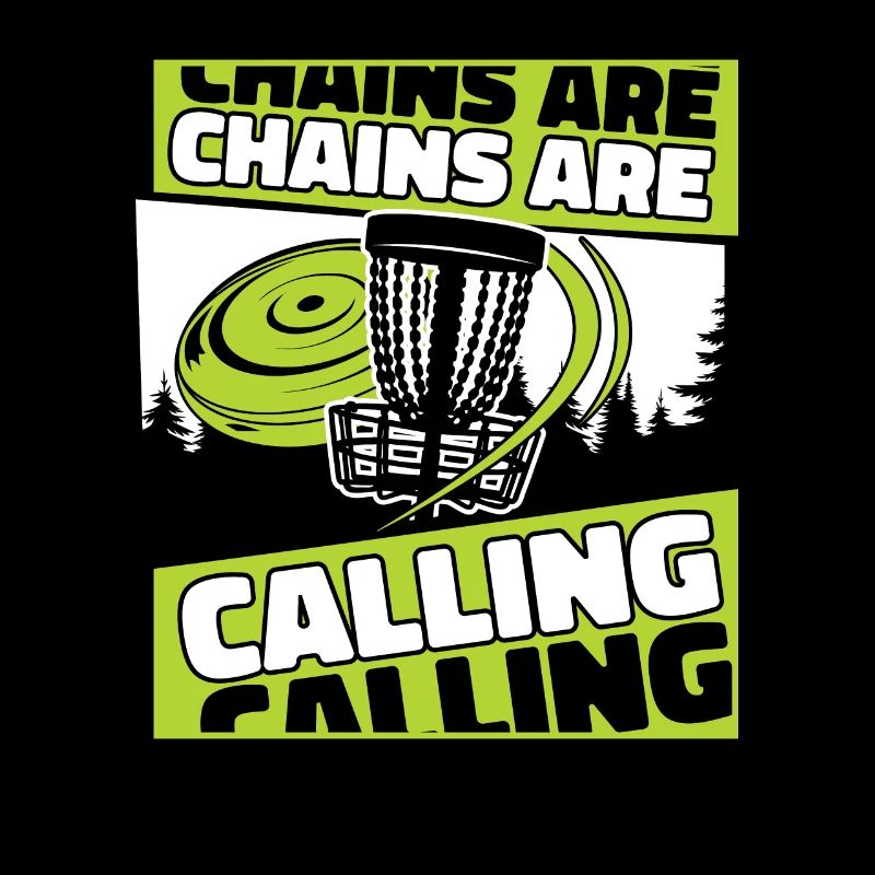 Les chaînes appellent Basket Disc Disc Golfer