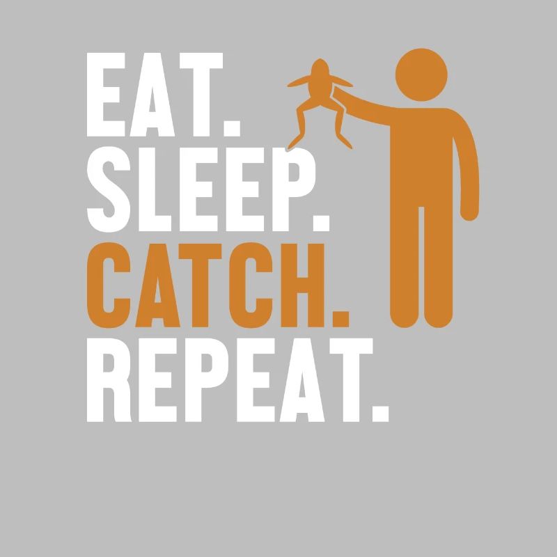 Eat Sleep Catch Repeat Tadpole Tree Frog