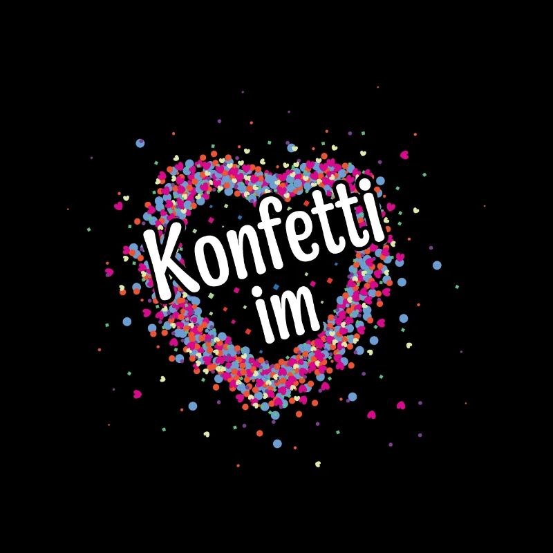 Konfetti Im Herz Fasching