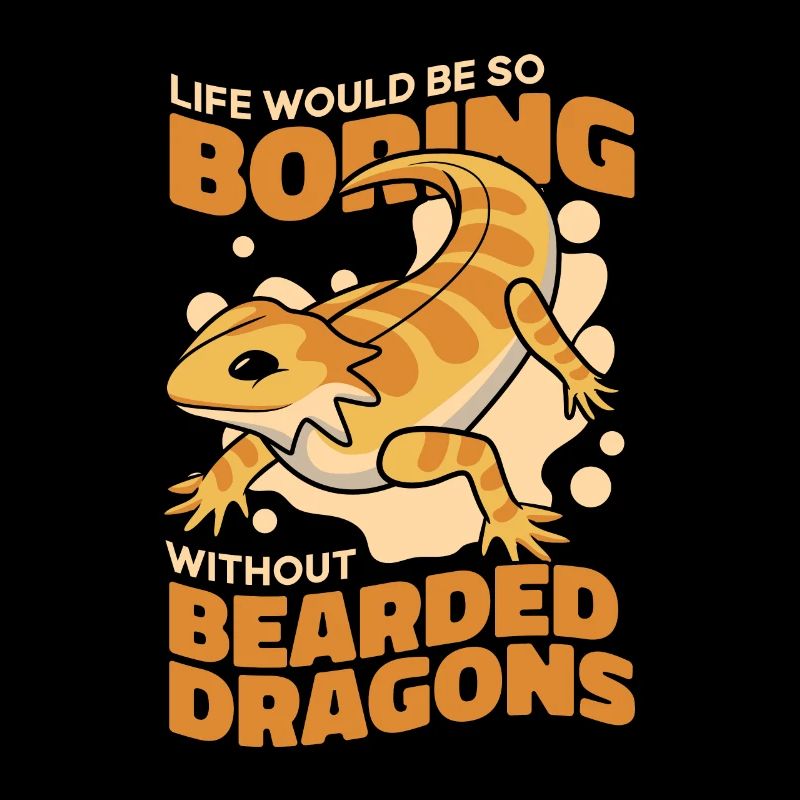 La vie serait ennuyeuse sans Pogona Lizard