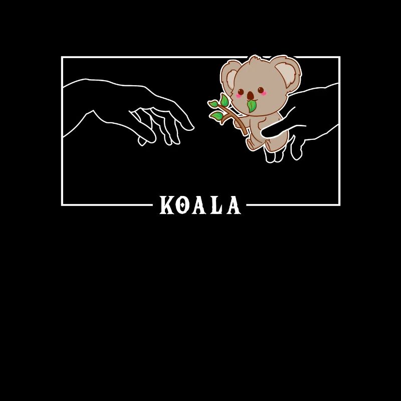Michelangelo Schöpfung von Adam Koala Koalabär