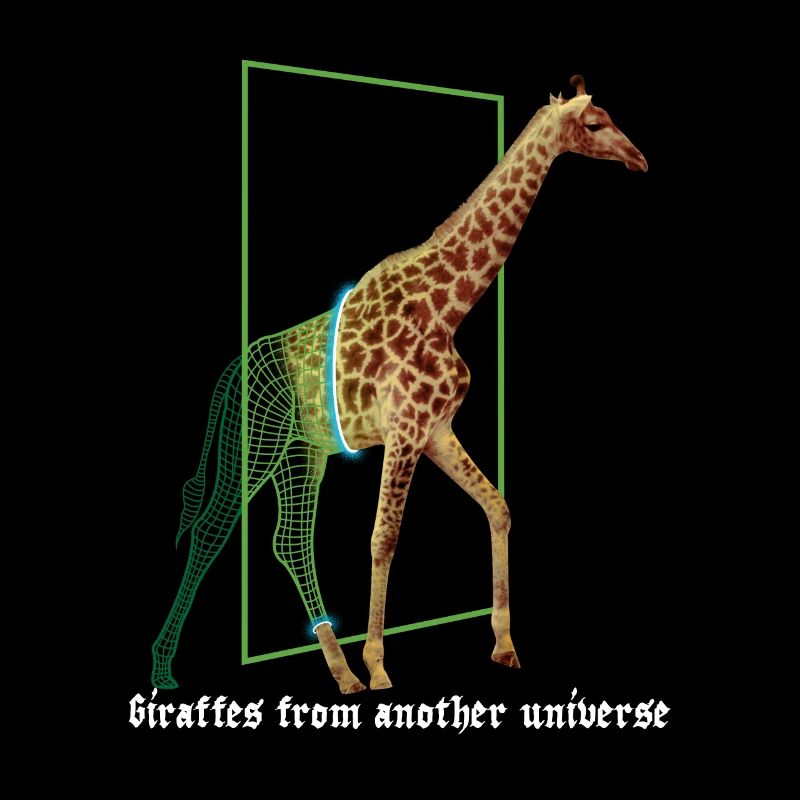 Giraffes From Another Universe Nubian African