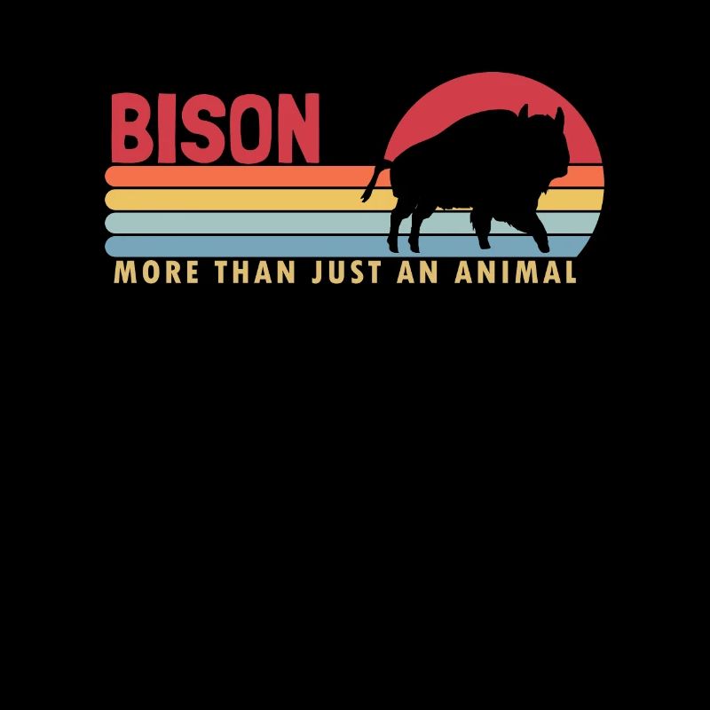 Le bison plus qu’un bison animal Bison d’Amérique