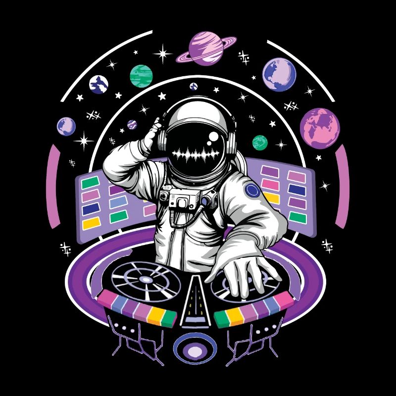 Astronaute DJ Musique Hard Techno Dark Tekno