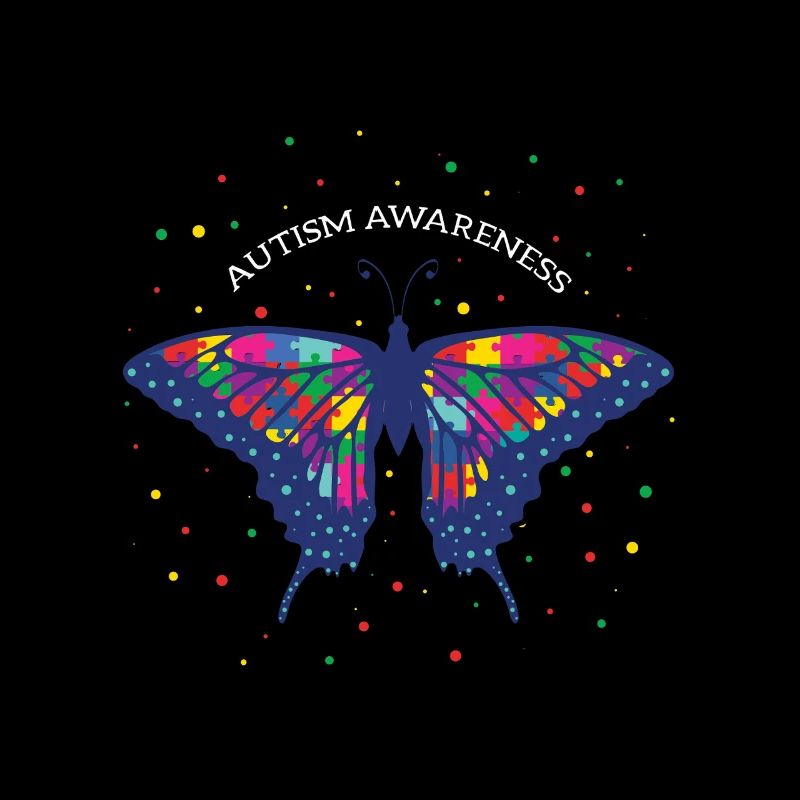 Autisme papillon conscience colorée