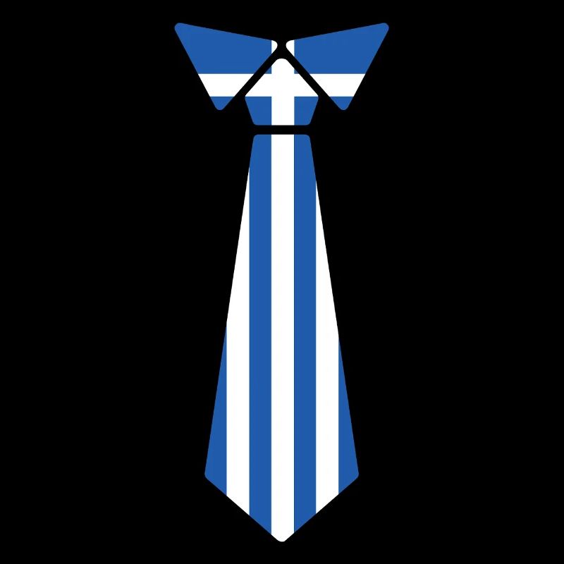 Greek Easter Tie Flag Pattern Design