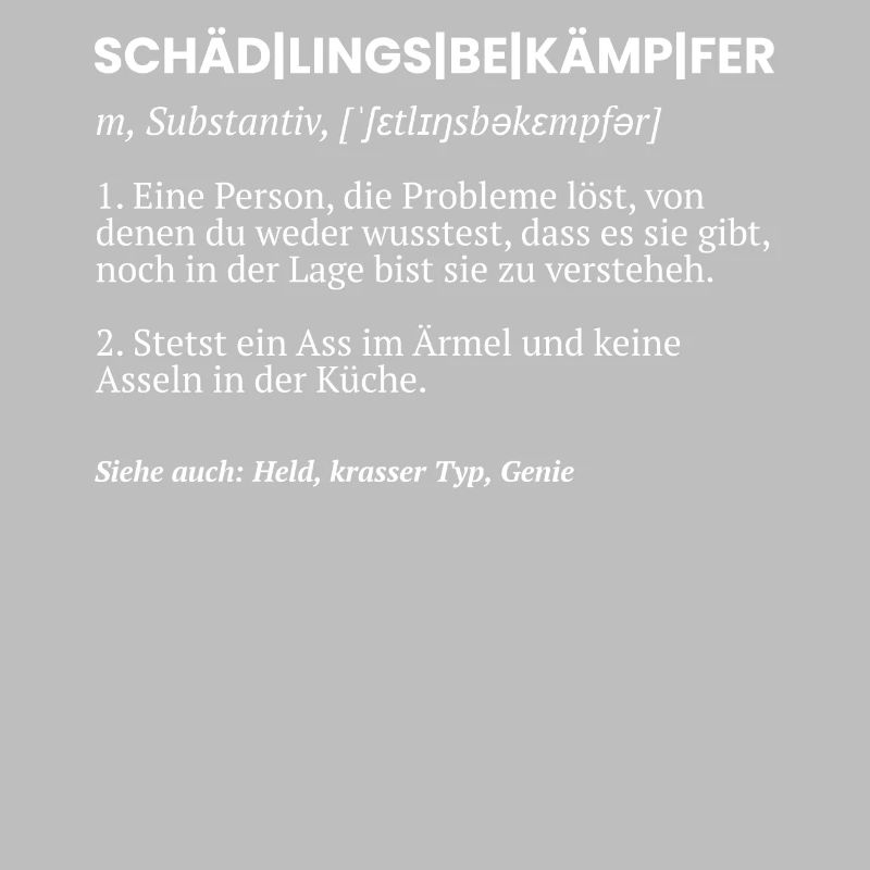 Kammerjäger Schädlingsbekämpfer