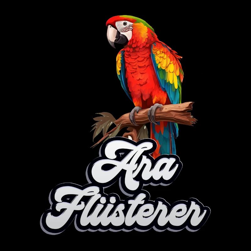 Ara Flüsterer Macaw Whisperer Papageien Fan