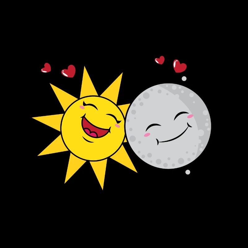 Sun and Moon Lovers Valentines