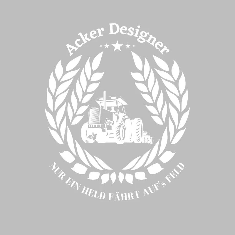 Acker Designer-Nur ein Held fährt auf`s Feld