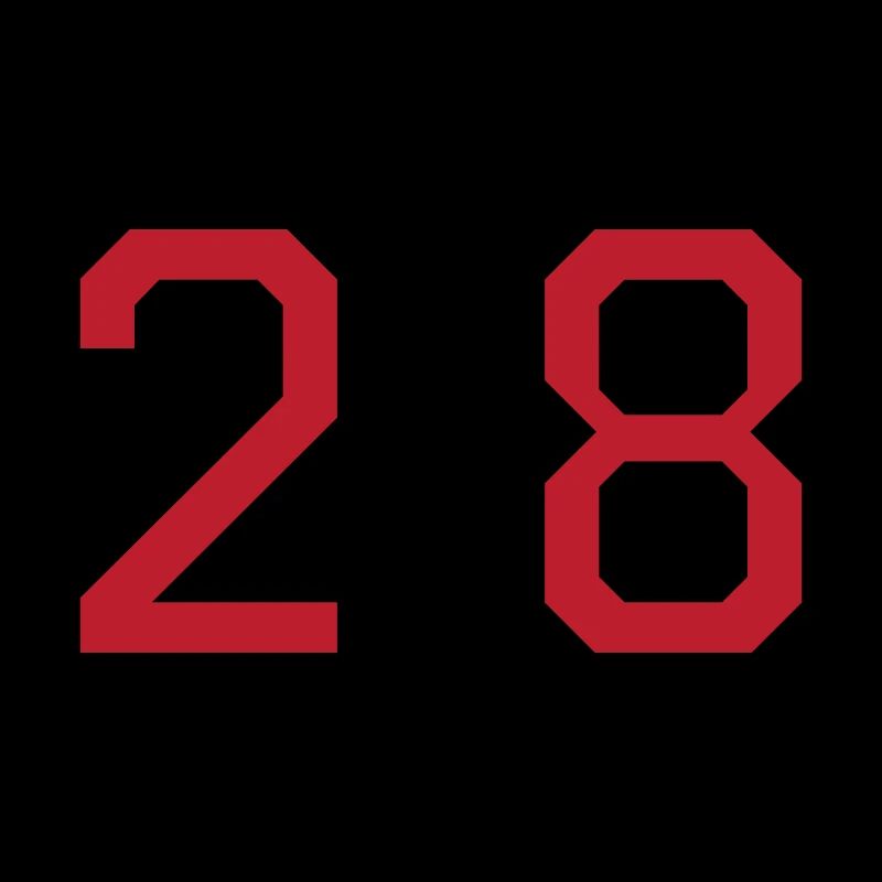 28 Zahl symbol