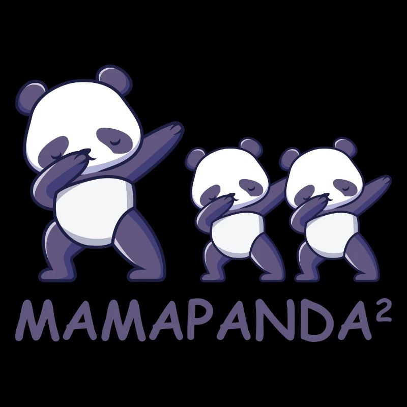 Schwanger werdene Mutter Zwillinge Panda