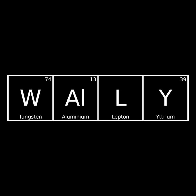 Wally Name First Name Chemistry Periodic Table Elements