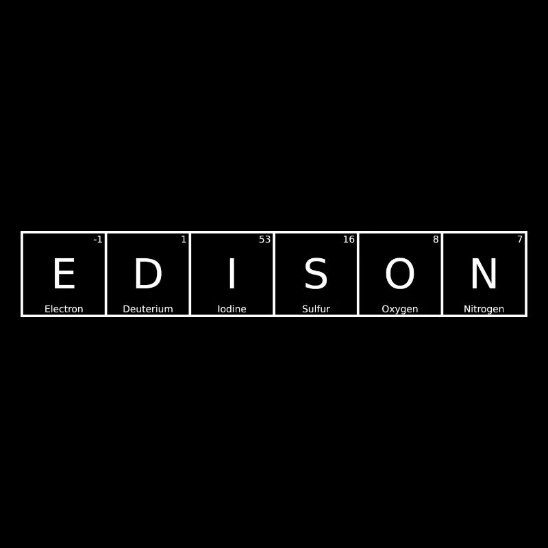 Edison Name First Name Chemistry Periodic Table Elements