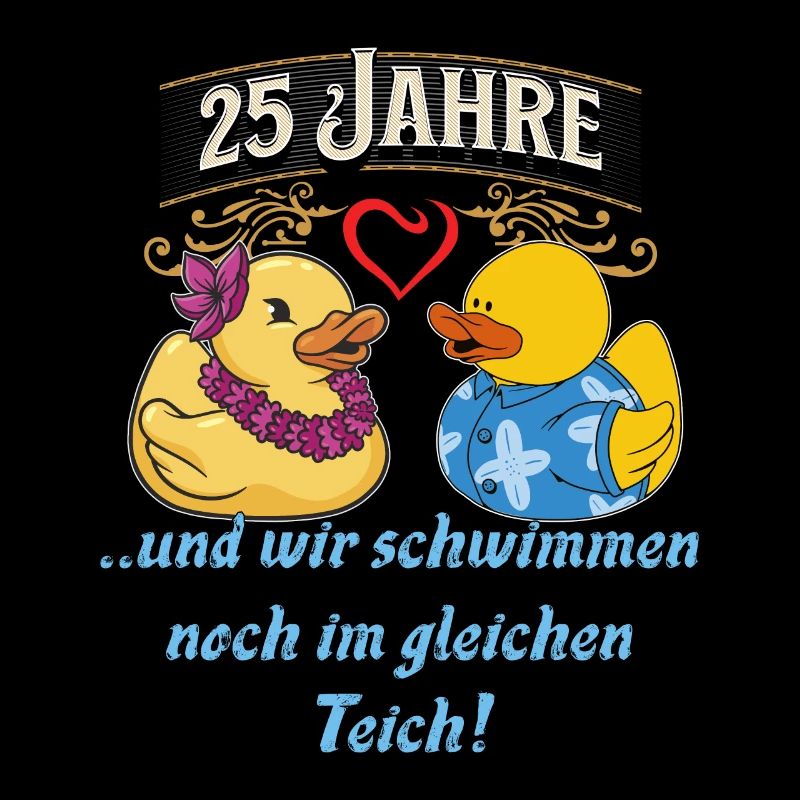 25 Jahrestag Geschenk Silberhochzeit 25 Jahrestag