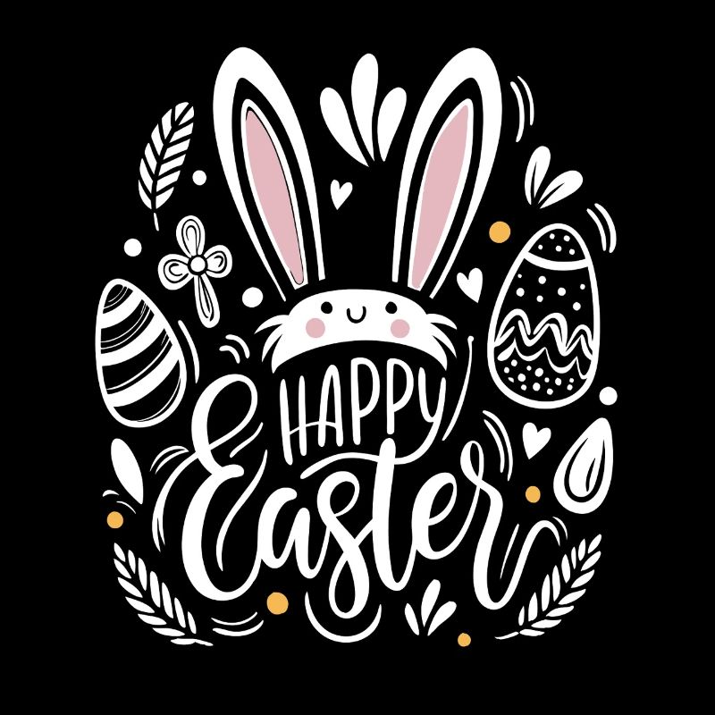 Happy Easter - Osterhase - Osterei - Geschenk