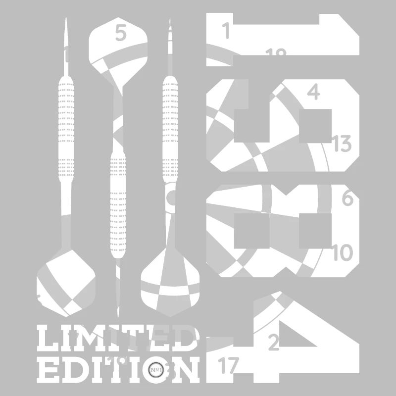 ÉDITION LIMITÉE 1984 FLÉCHETTES 42E ANNIVERSAIRE