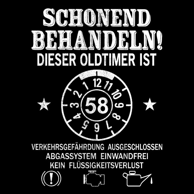 Schonend Behandeln Oldtimer Ist 58 Jahre 58.