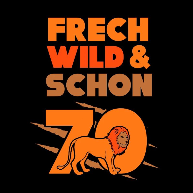 Geschenk 70 Jahre Geburtstag Mann Löwe