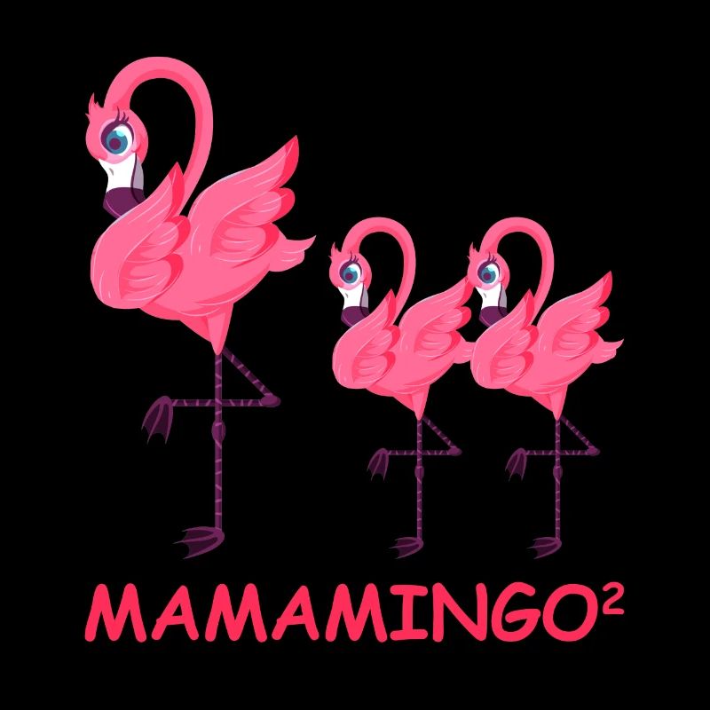 Schwanger werdene Mutter Zwillinge Flamingo