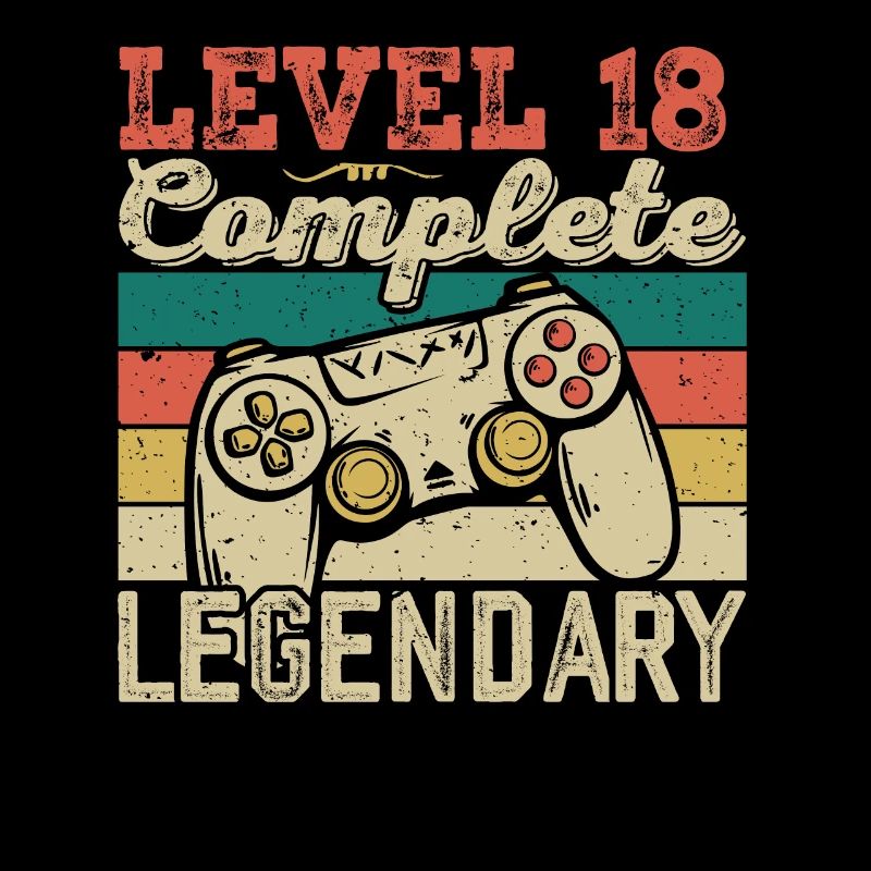 Level 18 Complete, 18th Birthday Gift