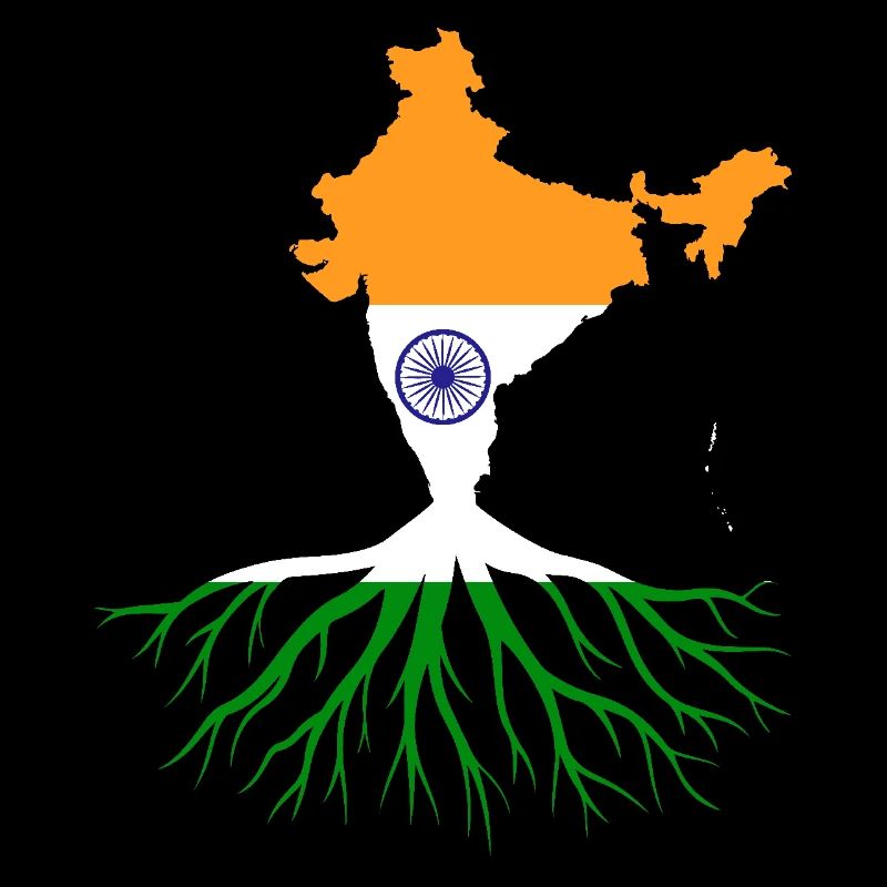 Indian Roots Indian Flag