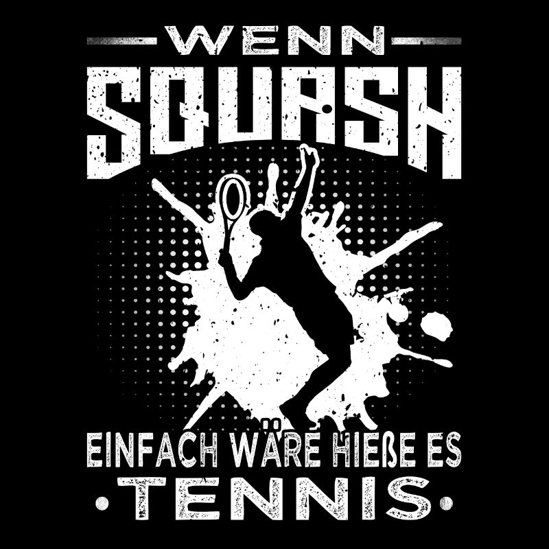 Wenn Squash einfach wäre - Squashspieler