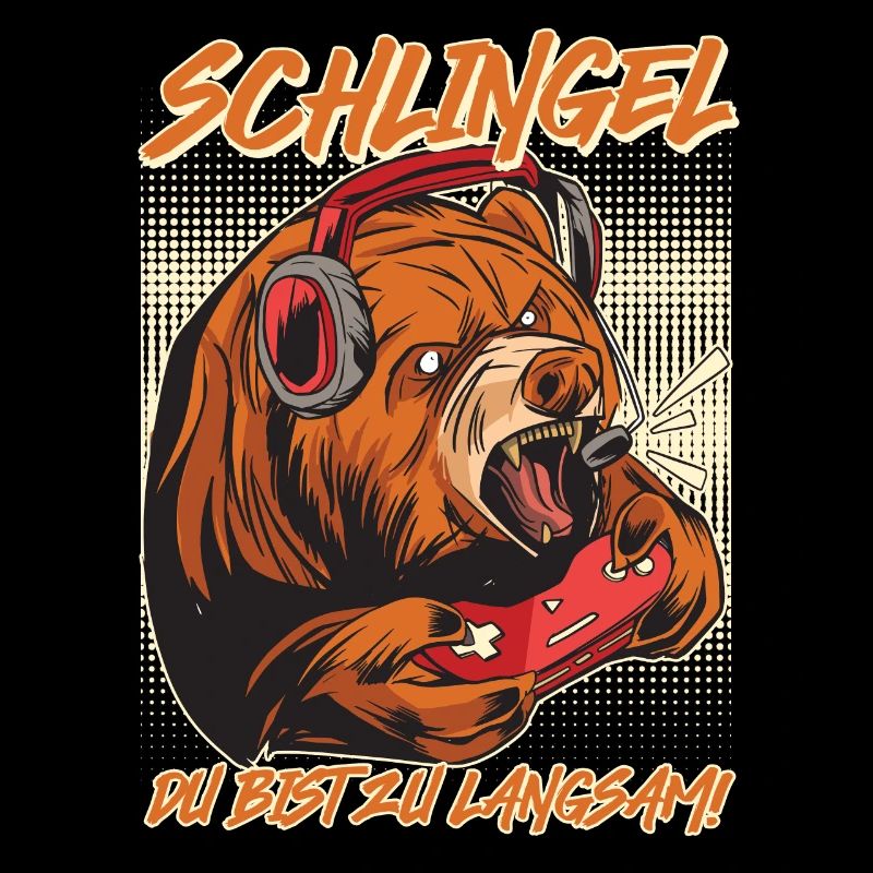 Video Gaming Bär Schlingel du bist zu Langsam