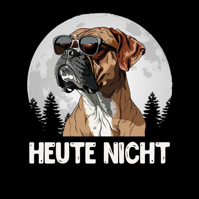 Deutscher Boxer Stur HEUTE NICHT Hundebesitzer
