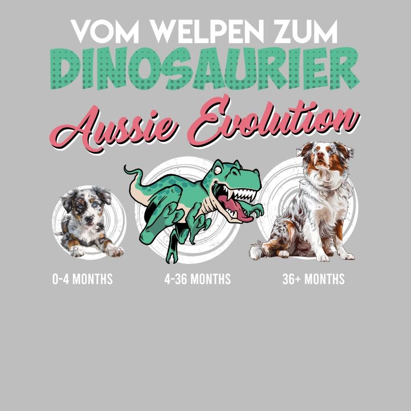 Aussie DU CHIOT AU DINOSAURE Évolution de l’Aussie
