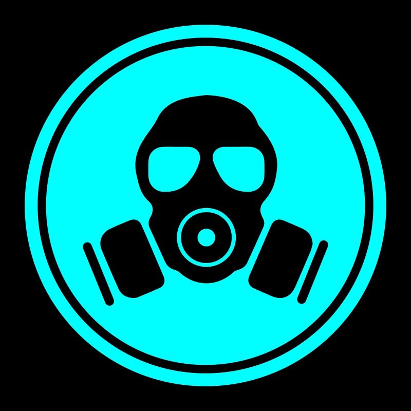 Symbole du masque à gaz