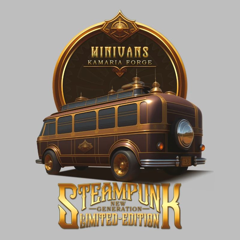 STEAMPUNK OLDTIMER OLDTIMER RETRO MINIVANS