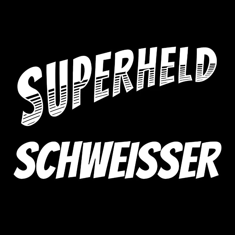 Superheld, clever getarnt als Schweisser