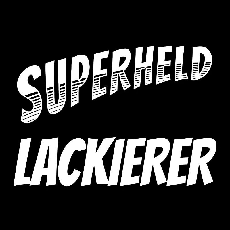 Superheld, clever getarnt als Lackierer